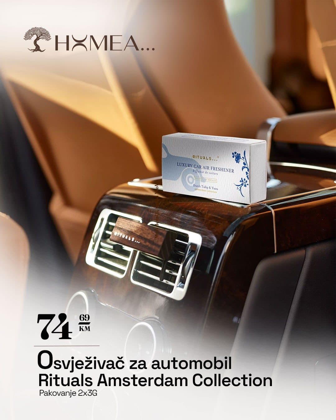Osvježivač za automobil Rituals Amsterdam Collection