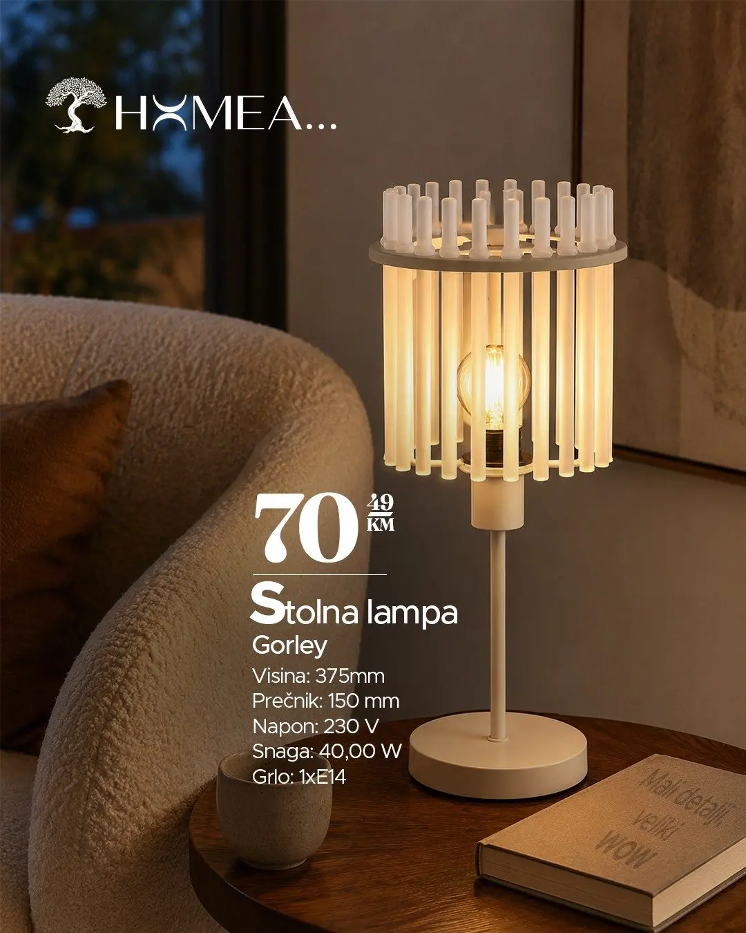 Stolna lampa Gorley