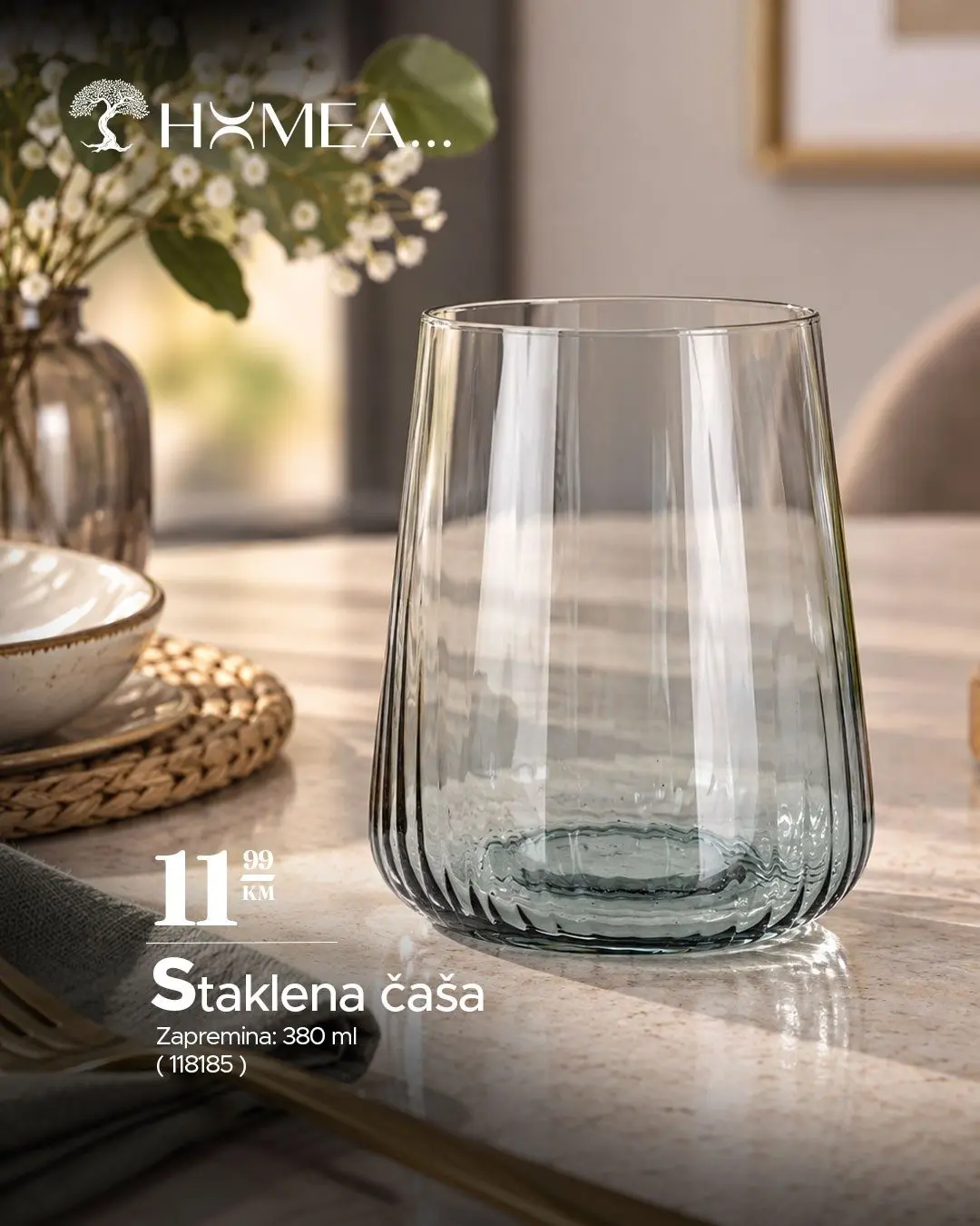 Staklena čaša