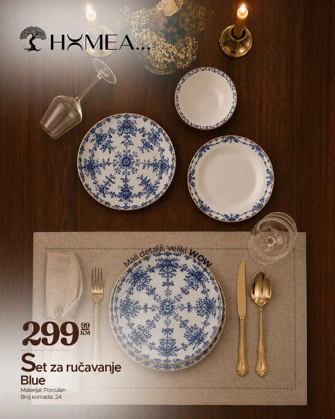 Set za ručavanje Blue