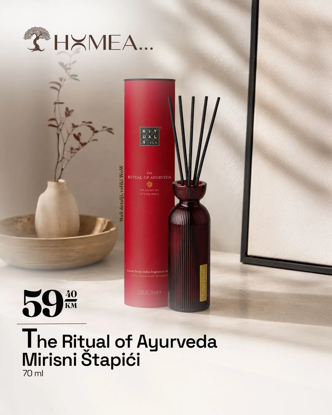 The Ritual of Ayurveda mirisni štapići