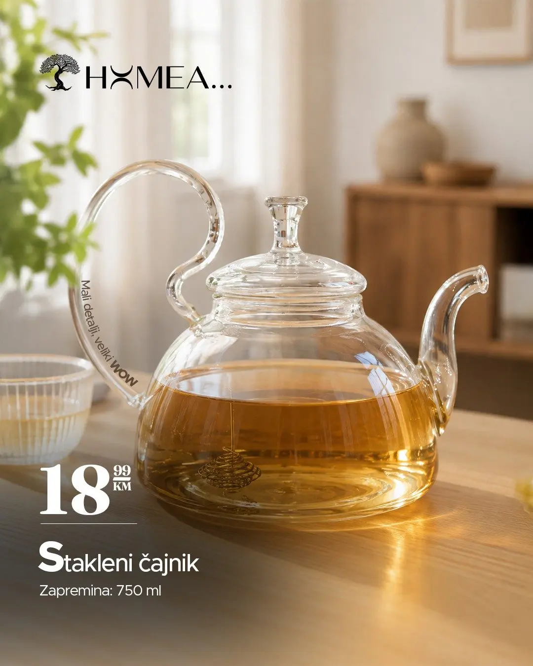 Stakleni čajnik